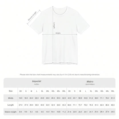 Bella Canvas 3001 Size Chart