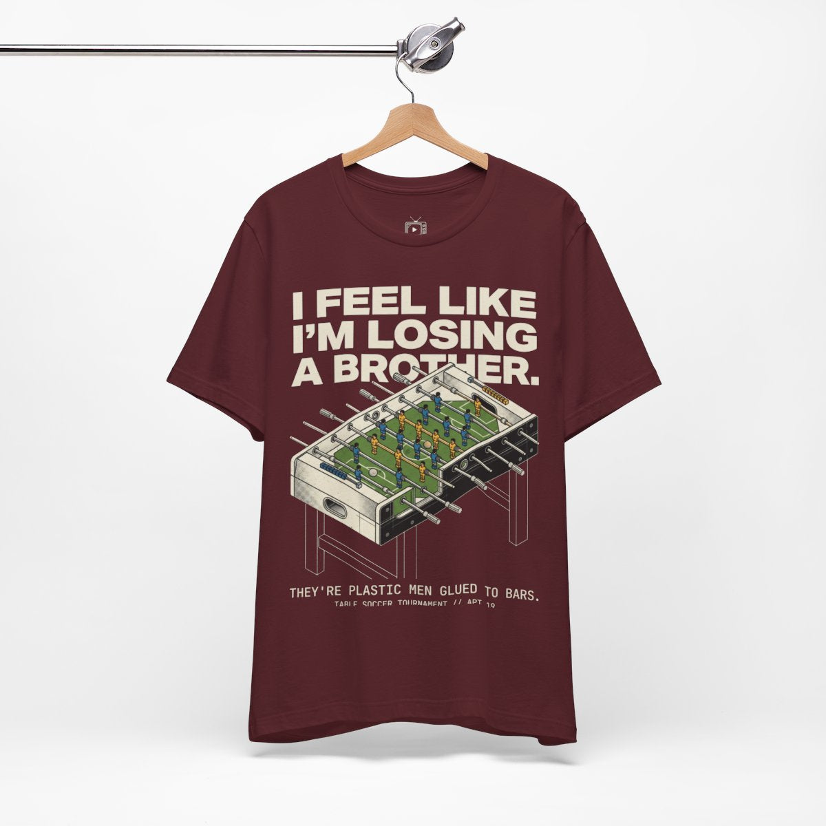 Bella+Canvas 3001 - HANGING-2 - Maroon