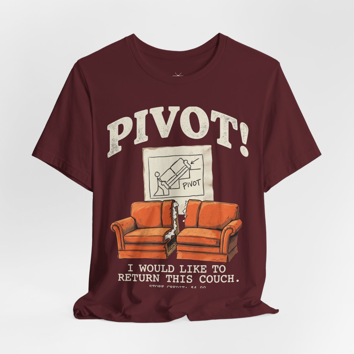 Bella+Canvas 3001 - HANGING-1 - Maroon