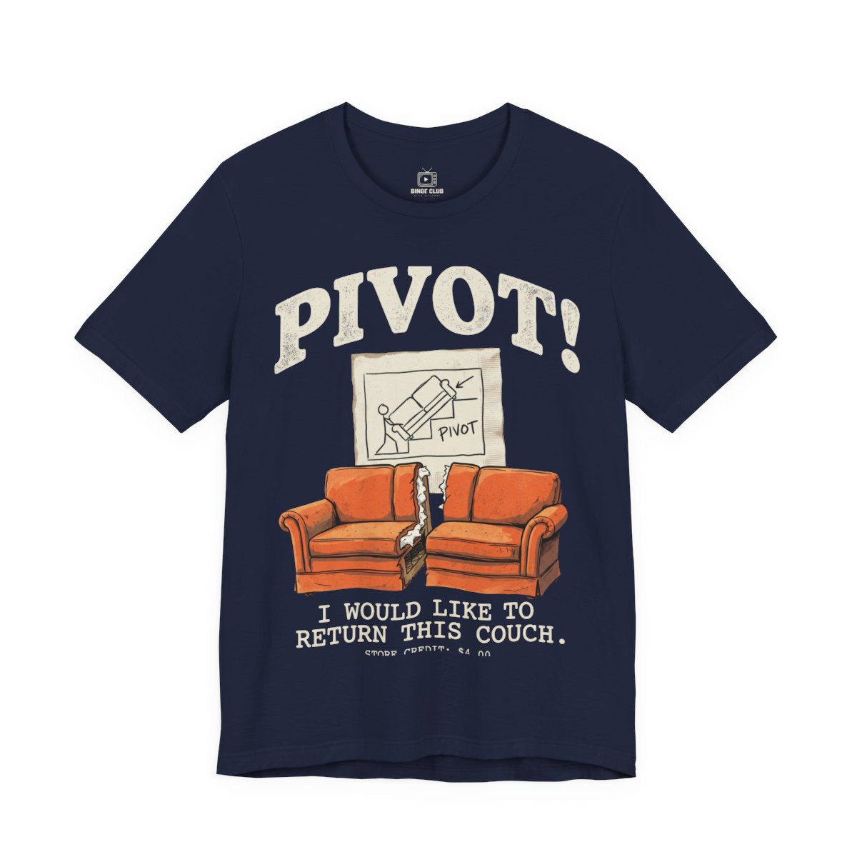 Bella+Canvas 3001 - FRONT - Navy