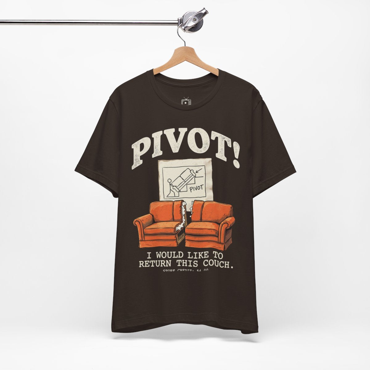 Bella+Canvas 3001 - HANGING-2 - Brown