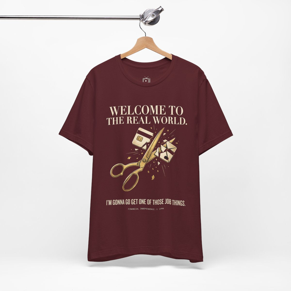 Bella+Canvas 3001 - HANGING-2 - Maroon