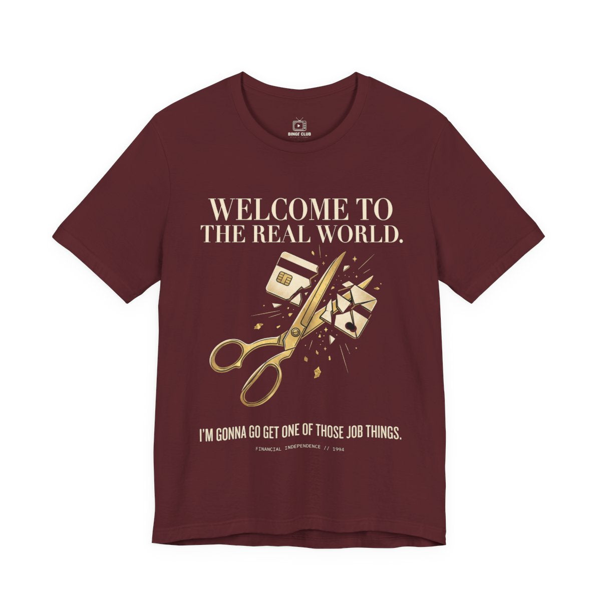 Bella+Canvas 3001 - FRONT - Maroon