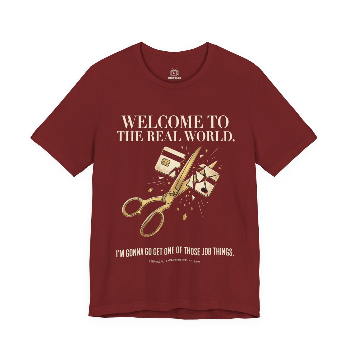 Bella+Canvas 3001 - FRONT - Cardinal